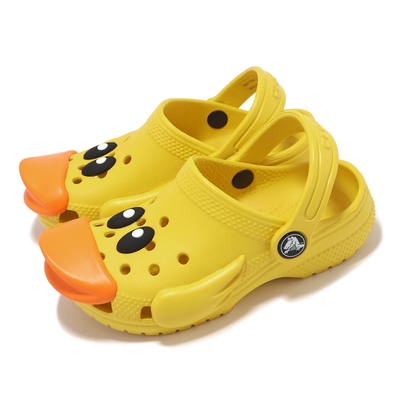 Crocs 洞洞鞋 Classic I AM Rubber Ducky T 小童 向日葵 經典小鴨子克駱格 21001775Y
