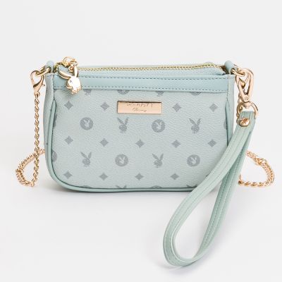 PLAYBOY - 萬用包 海洋珍珠兔系列 - 藍色