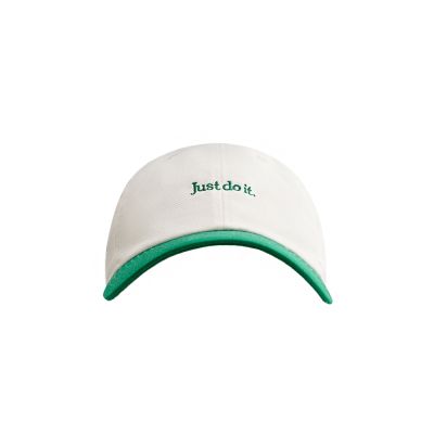 Nike U Nk Club Cap U Cb Jdi L 白綠色 軟頂 運動帽 帽子 FB5370-138