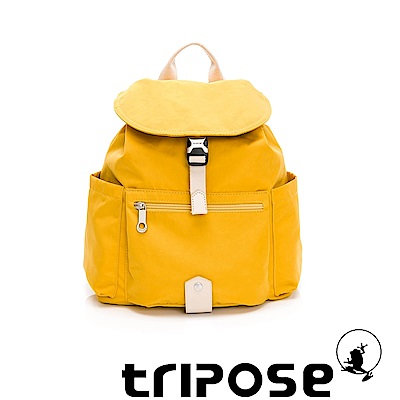 tripose MEMENTO微皺尼龍輕量後背包-小(活力黃)