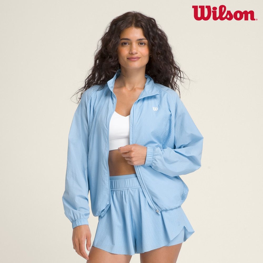 【Wilson威爾森】Airy Jacket 女款 服飾 外套 霧霾藍 (霧霾藍)