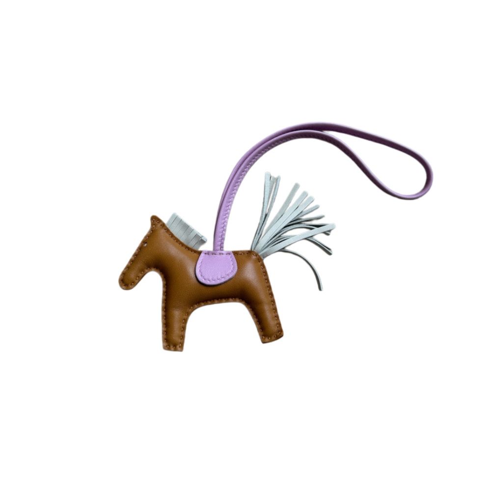 Hermes 愛馬仕 Rodeo PM 小馬吊飾(芝麻/奶昔白/錦葵紫)