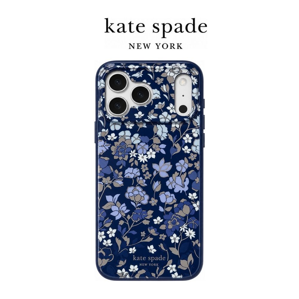 kate spade iPhone 18系列 精品磁吸防摔手機殼 曼哈頓藍