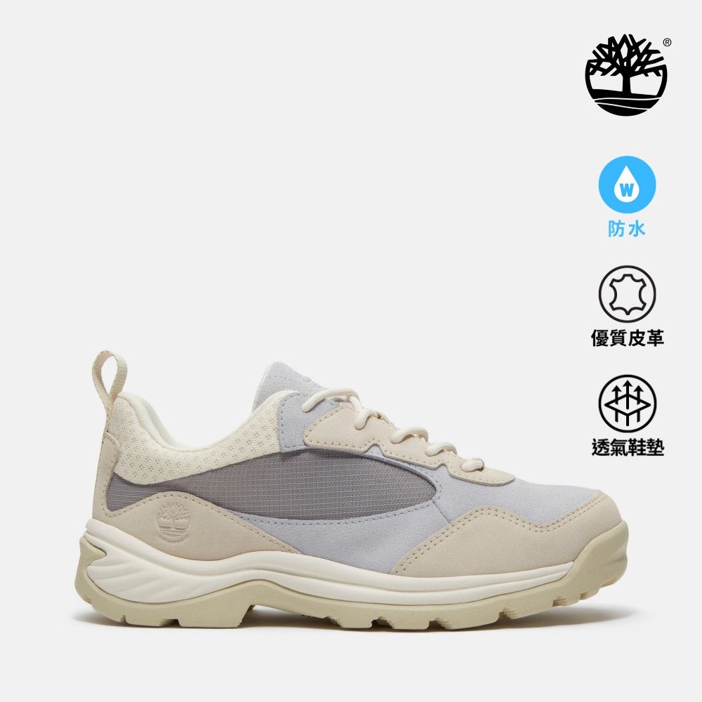 Timberland官方旗艦 女款淺藍色低筒防水健行鞋|A4276A1B