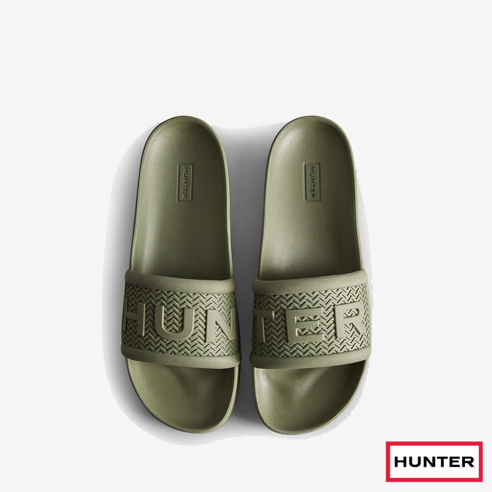 HUNTER 男鞋-Bloom Algae輕量平板拖鞋-青苔綠| 鞋子| Yahoo購物中心