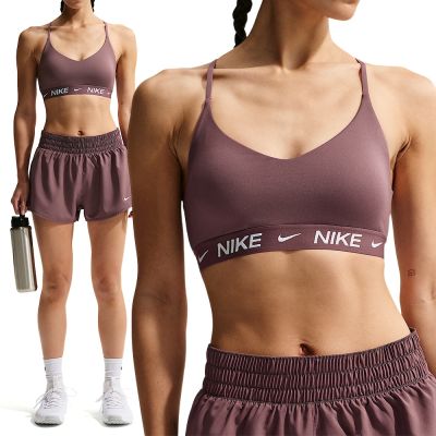 Nike As W Nk Df Indy Lgt Spt Bra 女款 藕紫色 低強度 運動內衣 FD1063-502