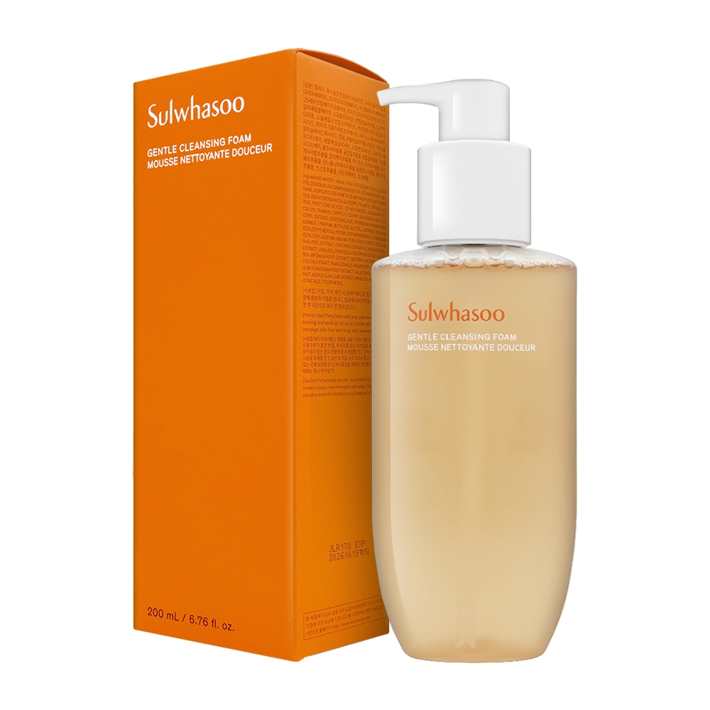 新品未使用　Sulwhasoo 雪花秀 80ml Sulwhasoo雪花秀淨透保濕潔顏泡沫200ml 賠售出清！ | 日韓保養