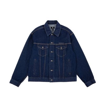 CONVERSE DENIM NON PADDED JKT DK DENIM BLUE 男女 休閒外套 UCJ124-UHD