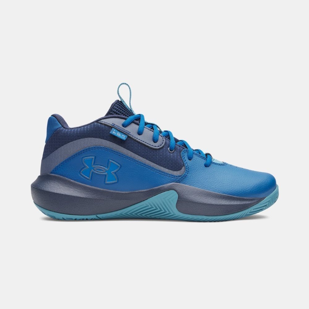 【UNDER ARMOUR】UA 男女同款 Lockdown 7 籃球鞋 多款任選 (水藍)