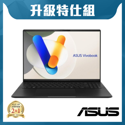 ASUS華碩 ASUS S5606MA 16吋3.2K特仕筆電 Ultra 5-125H/16G/4T/EVO認證/Vivobook S 16 OLED/極致黑