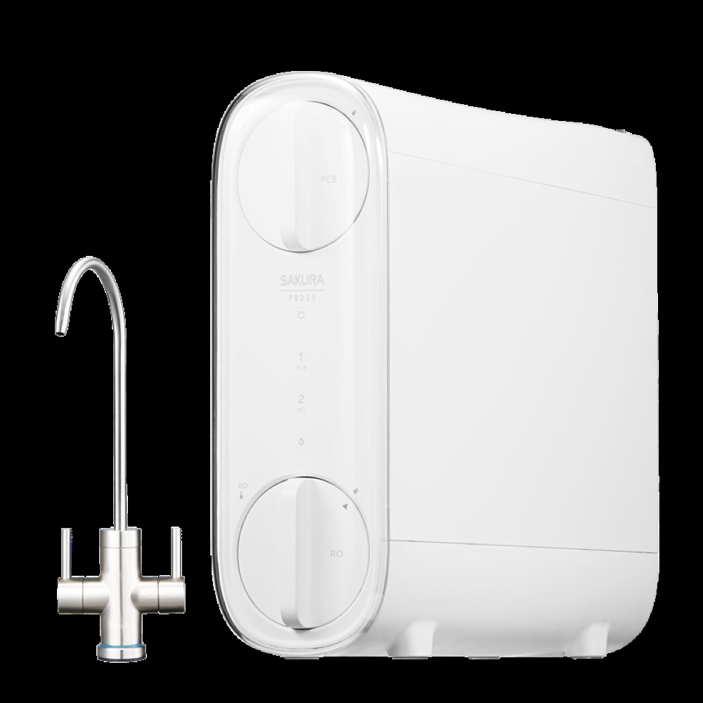 櫻花牌 RO淨水器 雙出水 雙濾心 無儲水桶 薄型設計 雙效RO淨水器 P0235A