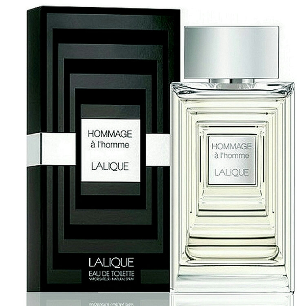 【新品未使用】LALIQUE 香水瓶 Lalique Hommage a lHomme 時空旅人男性淡香水50ml | 香水/香精/香膏