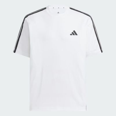 Adidas 愛迪達 Es+ 3s S/S Tee [KF3739] 男 T恤 運動上衣 休閒短袖 純棉 白