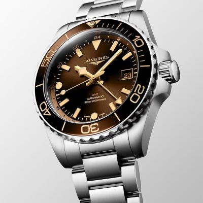 LONGINES 浪琴 HydroConquest 深海征服者 GMT 陶瓷潛水機械錶 年終送禮-41mm L3.790.4.66.6