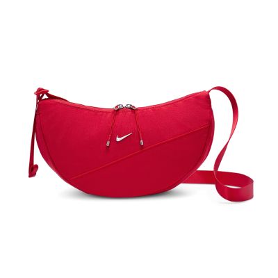 Nike 肩背包 Aura Crescent 紅 半月包 斜背 側背 HQ4370-657