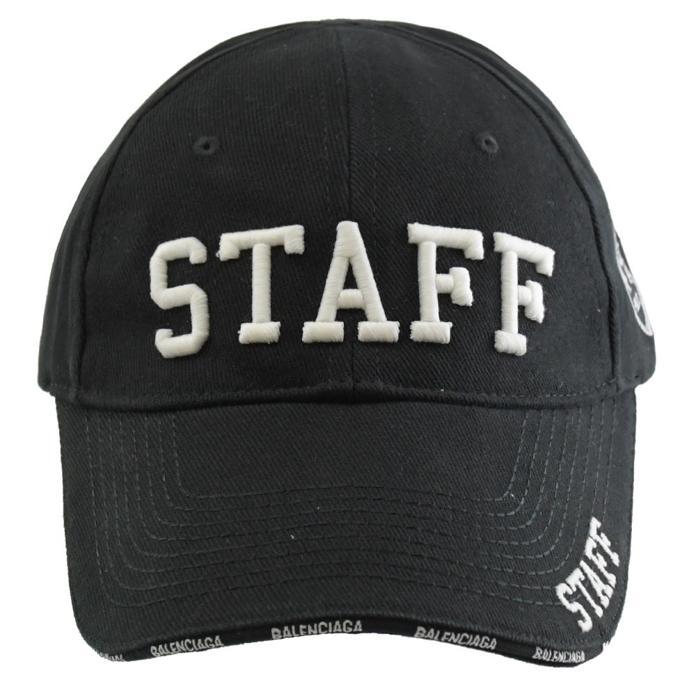国内正規品）balenciaga staff cap 2021aw 国内正規品）balenciaga