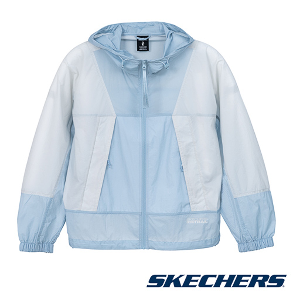 604 SKECHERS 女拉鍊連帽外套 (P226W117-022G)