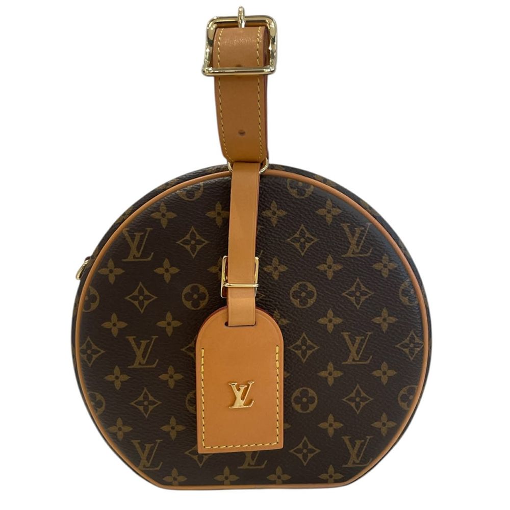 二手品 LV Petite Boite Chapeau 圓餅 晶片款
