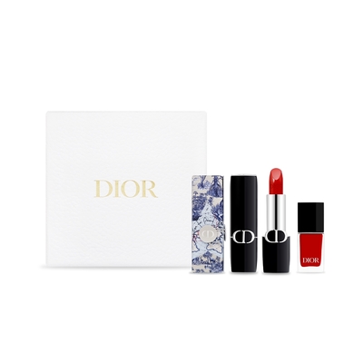 Dior迪奧 (即期品)Dior 迪奧 經典紅唇指彩組 (到期日2026/06)