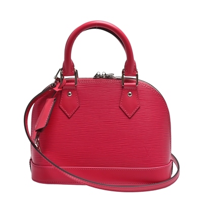 LV Louis Vuitton路易威登 M56204經典EPI皮革ALMA BB手提/斜背包(桃紅)