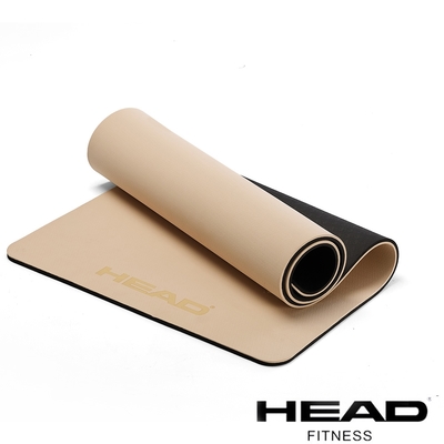 HEAD 環保TPE雙層瑜珈墊/運動墊(沙漠棕)-12mm