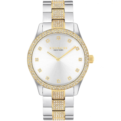 COACH 時尚晶鑽中性錶 手錶 寵愛媽媽 送禮推薦-38mm CO14400034
