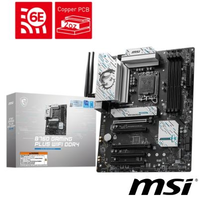 MSI微星 B760 GAMING PLUS WIFI DDR4主機板