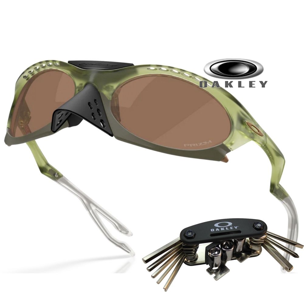 Oakley 奧克利 Plantaris 運動太陽眼鏡 可拆卸鼻罩 OO9437 03 Prizm鏡片 公司貨(贈OAKLEY工具套組)