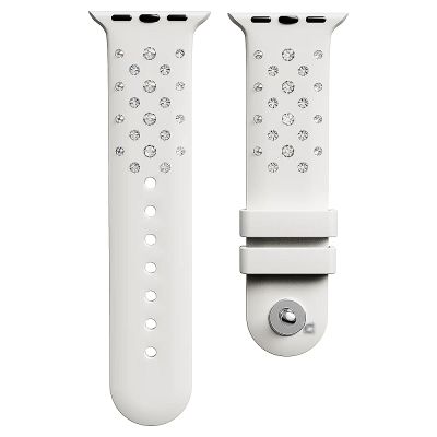 SWAROVSKI 施華洛世奇 Adorn Joy APPLE Watch 矽膠錶帶(5755223)