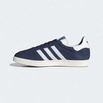 ADIDAS ORIGINALS GAZELLE 男女休閒鞋-藍白-IG6212