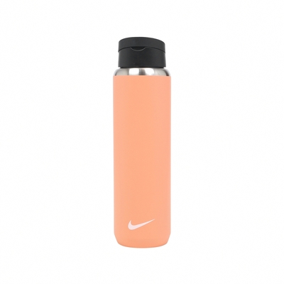 Nike 水壺 Recharge Stainless 珊瑚橘 不鏽鋼 吸管 保冷 防刮 運動 水瓶 N100163283-224