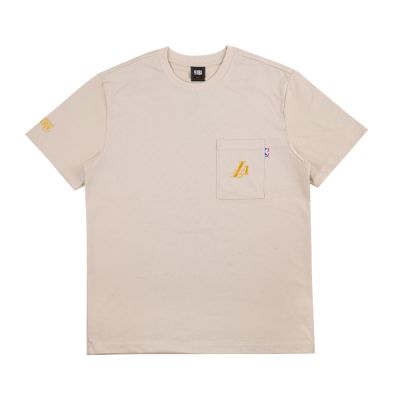 NBA 湖人Logo 口袋短袖 男女 短袖上衣 NBAPL25FWPKT LAL