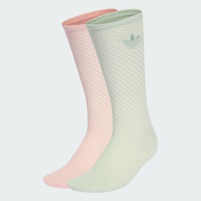 【adidas 愛迪達】 中筒襪 2 雙入 女 - Originals KD8397