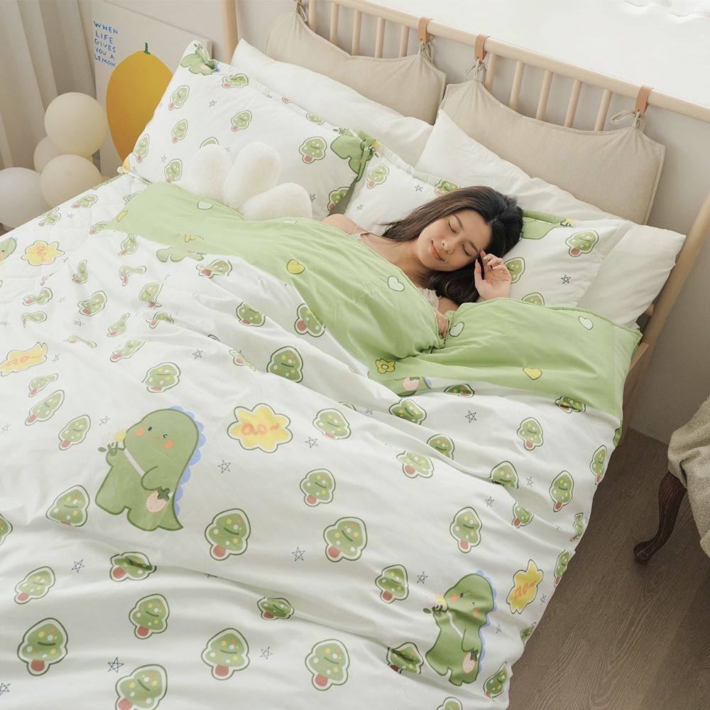 BUHO布歐 舒柔安眠銀離子抗菌6x7尺雙人兩用被套(多款任選)(多款任選)