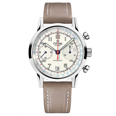 TITONI 梅花錶 傳承系列 復刻1950機械腕錶 錶 手錶 送禮 41mm / 94019S-ST-682
