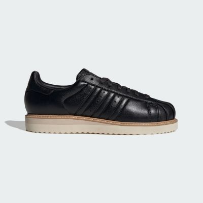 Adidas 愛迪達 Superstar Lux JQ4314 男女 休閒鞋 舒適 黑 皮革 靴子風格