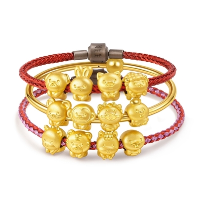 點睛品 Charme Mini 十二生肖 黃金串珠