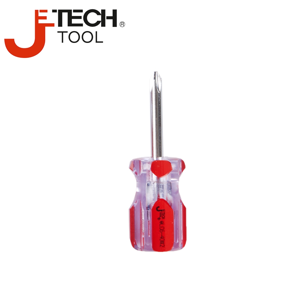 【JETECH】彩條大頭起子 十字型104 - 6x40㎜ #2 GB-LC6-040(+)-1220
