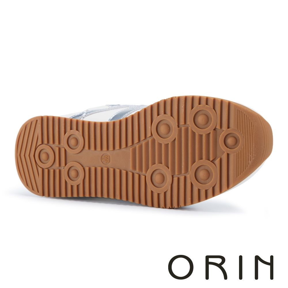 ORIN 經典真皮德訓休閒鞋白+銀| 懶人鞋/便鞋| Yahoo購物中心