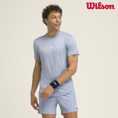 【Wilson威爾森】Tennis Volley Short 6in 男款 服飾 短褲 暮藍色