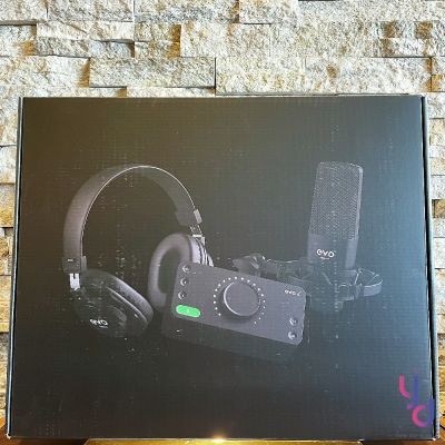 Audient EVO 4 錄音介面 套裝 音效卡 直播 宅錄 麥克風 監聽耳機 Podcast 贈軟體 公司貨