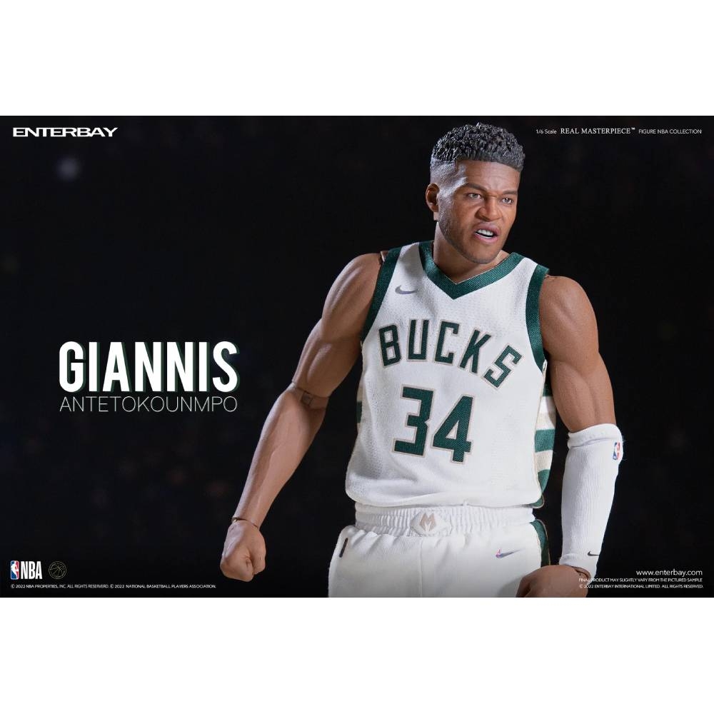 ENTERBAY 1/6 NBA公仔公鹿隊Giannis Antetokounmpo -RM-1088 | 玩偶