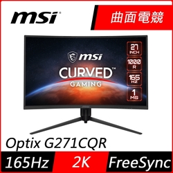 MSI微星Optix G271CQR 27型165Hz 2K 曲面電競螢幕| 27型螢幕| Yahoo