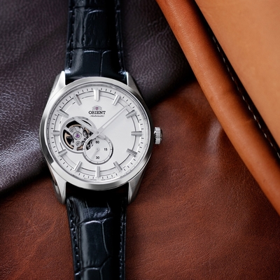 ORIENT 東方錶 Semi-Skeleton 系列 鏤空 小秒針機械錶-40.8mm RA-AR0004S