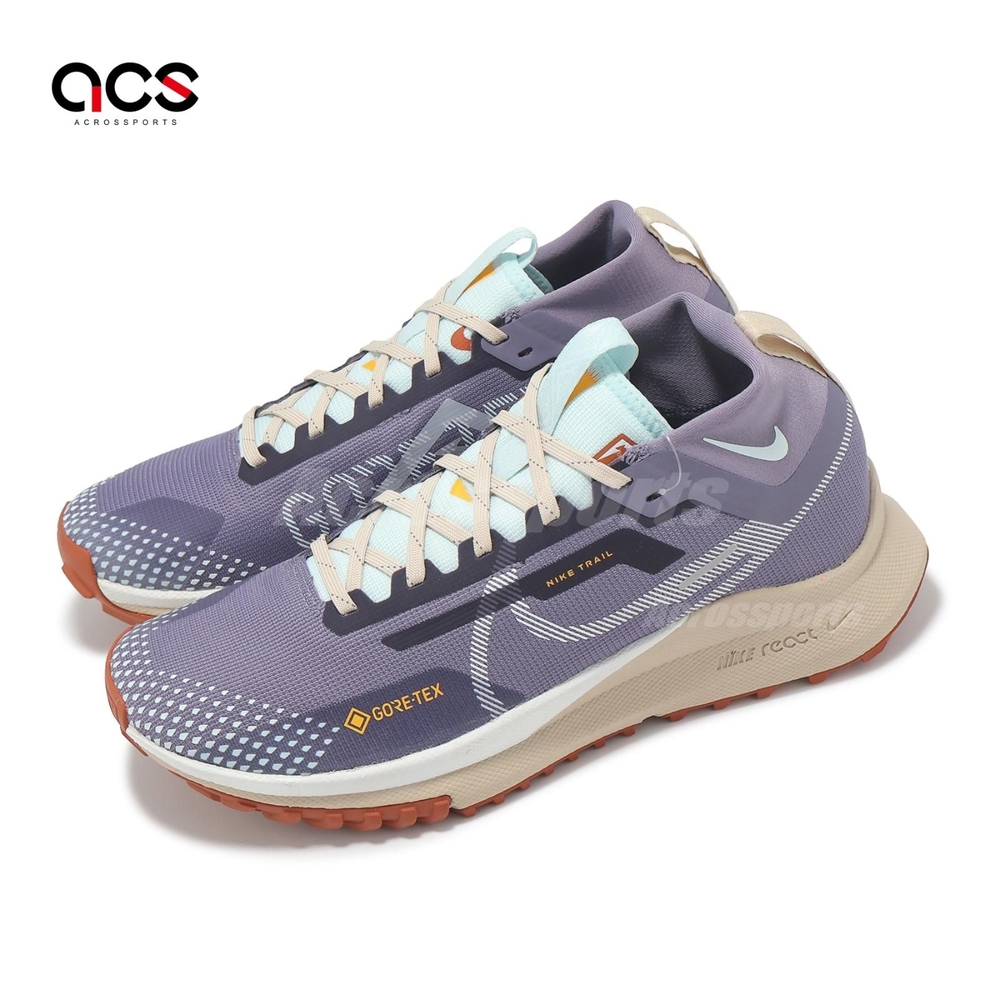 NIKE / ローカットスニーカー/27.5cm/PUP/DJ7929-502 Nike 防水越野跑鞋Wmns Pegasus Trail 4 GTX 女鞋紫藍機能戶外運動鞋