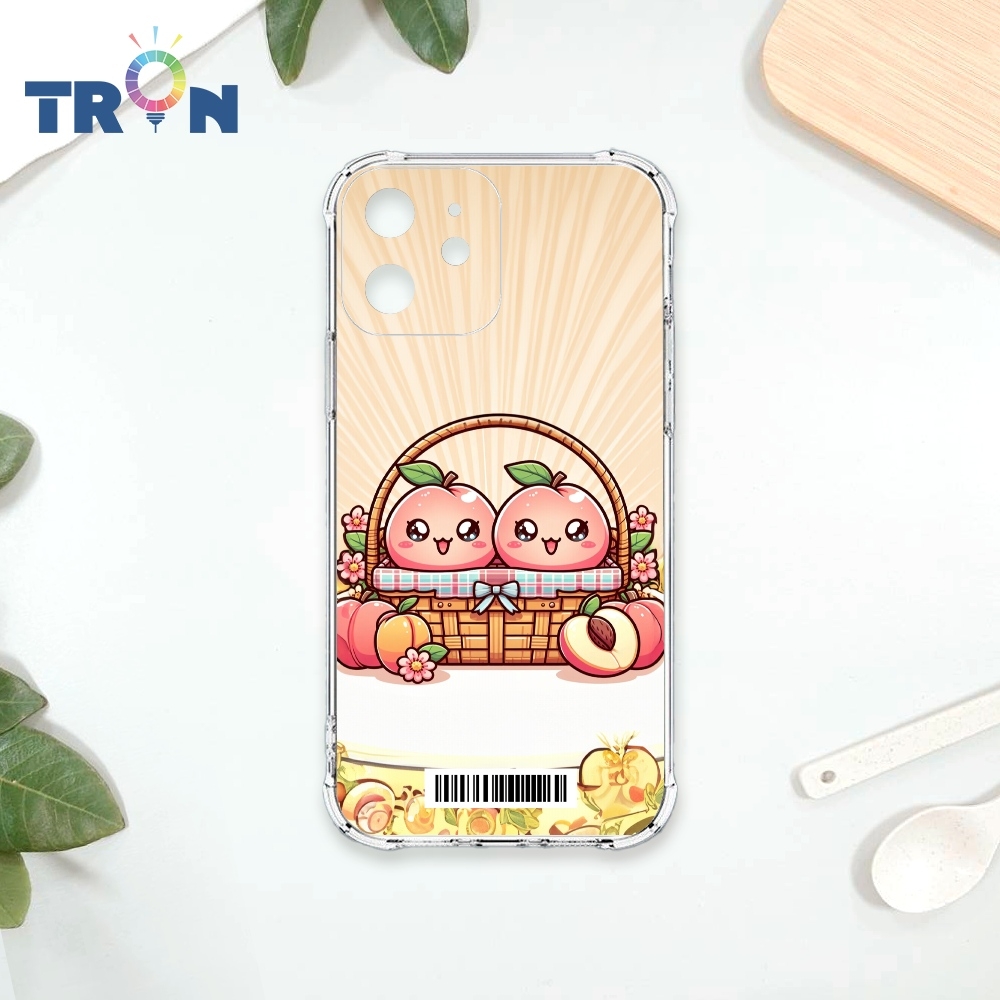 TRON IPhone 11 2顆水蜜桃系列 四角防摔載具殼 軟殼 手機殼