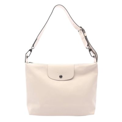 LONGCHAMP Le Pliage Xtra M Hobo 牛皮 半月形單肩包 肩背包 斜背包 白紙色 10189987555