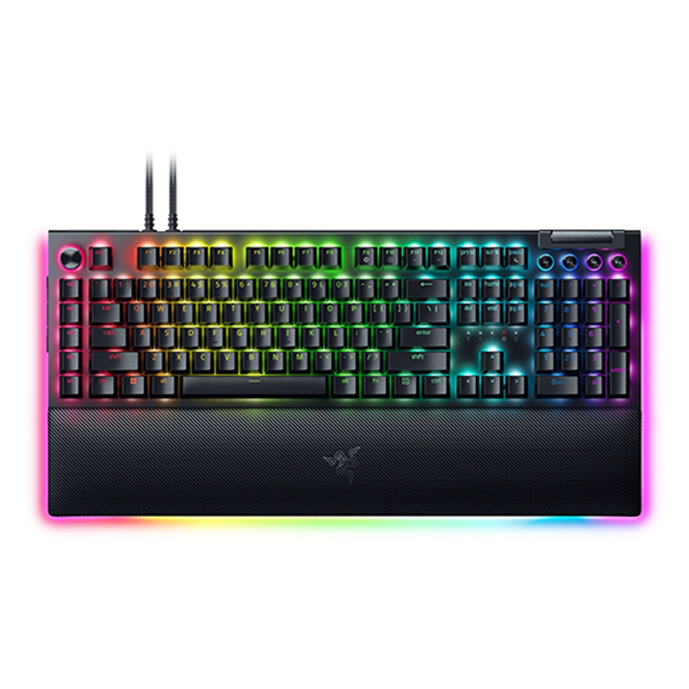 RAZER 雷蛇BLACKWIDOW V4 PRO 黑寡婦蜘蛛幻彩版V4 PRO 電競鍵盤中文-綠