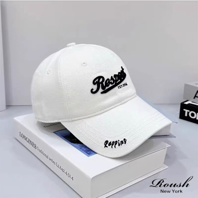 Roush (情侶款)Respect立體刺繡美式復古棒球帽(2536033)