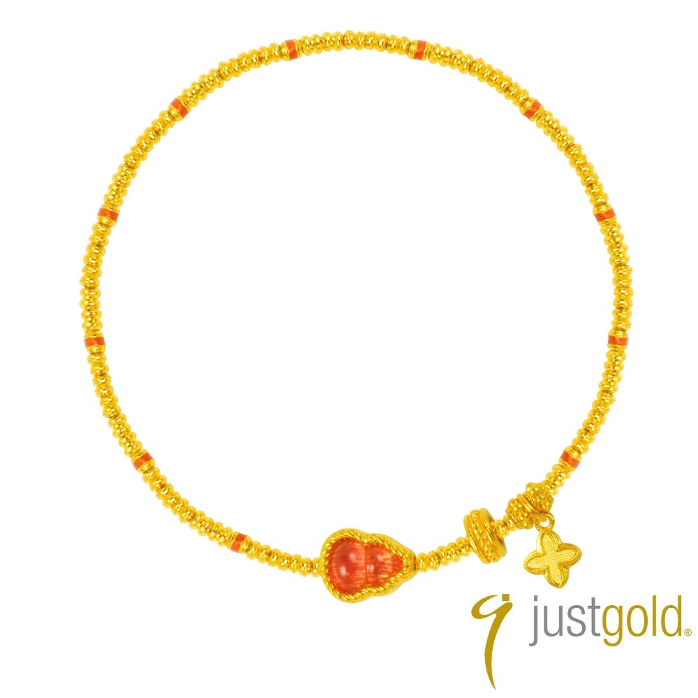 【Just Gold 鎮金店】福祿生春 黃金手鍊
